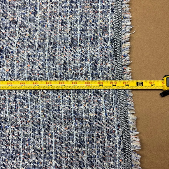 J. Crew 3/4 Length Sleeve Tweed Dress - Blue and Gray - Picture 14 of 14